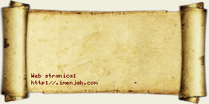 Jasmina Kaloper vizit kartica